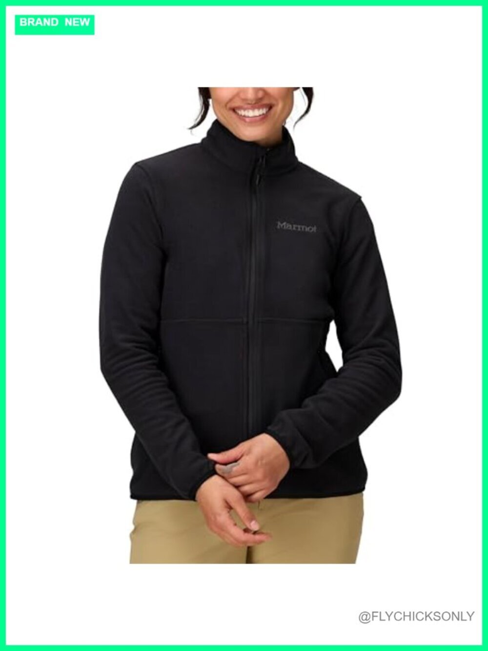 Full Zip Fleece Jacket - Warm 100-Weight Mid Layer